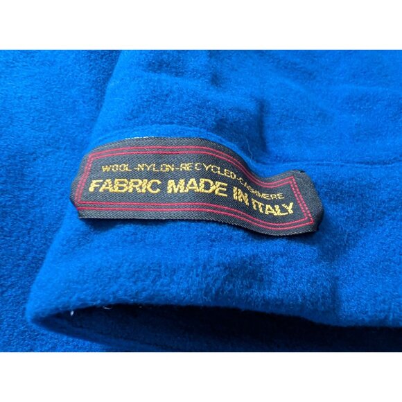 Harvé Benard Womens Blue Wool Blazer 22W Made In Italy Lined Classic Design NWT - Picture 5 of 8